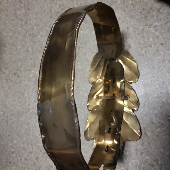 Vintage Brass Coresett wide retro Belt 36" - Picture 4 of 4